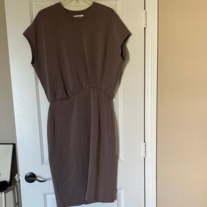 SPANX Classic Brown Midi Dress